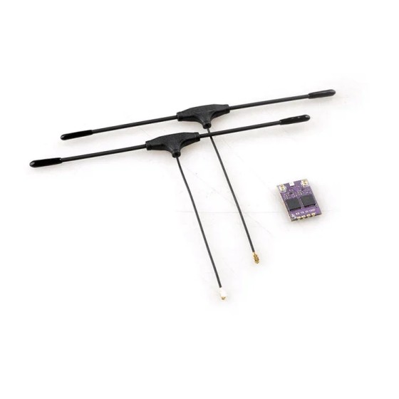 HOT HappyModel ES900 DUAL RX ELRS Diversity Receiver 915MHz/868MHz Built-in TCXO RC Airplane FPV Racing Long Range Drones
